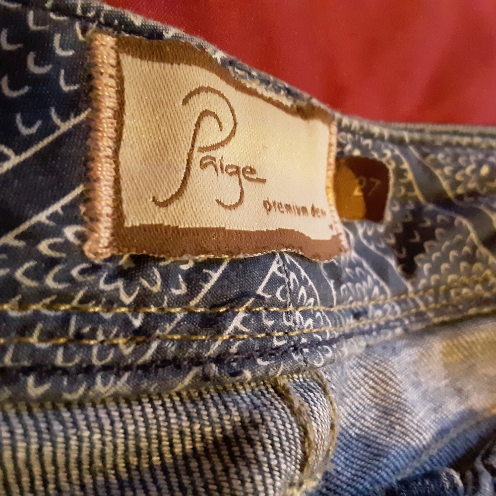 PAIGE Straight Leg Jeans